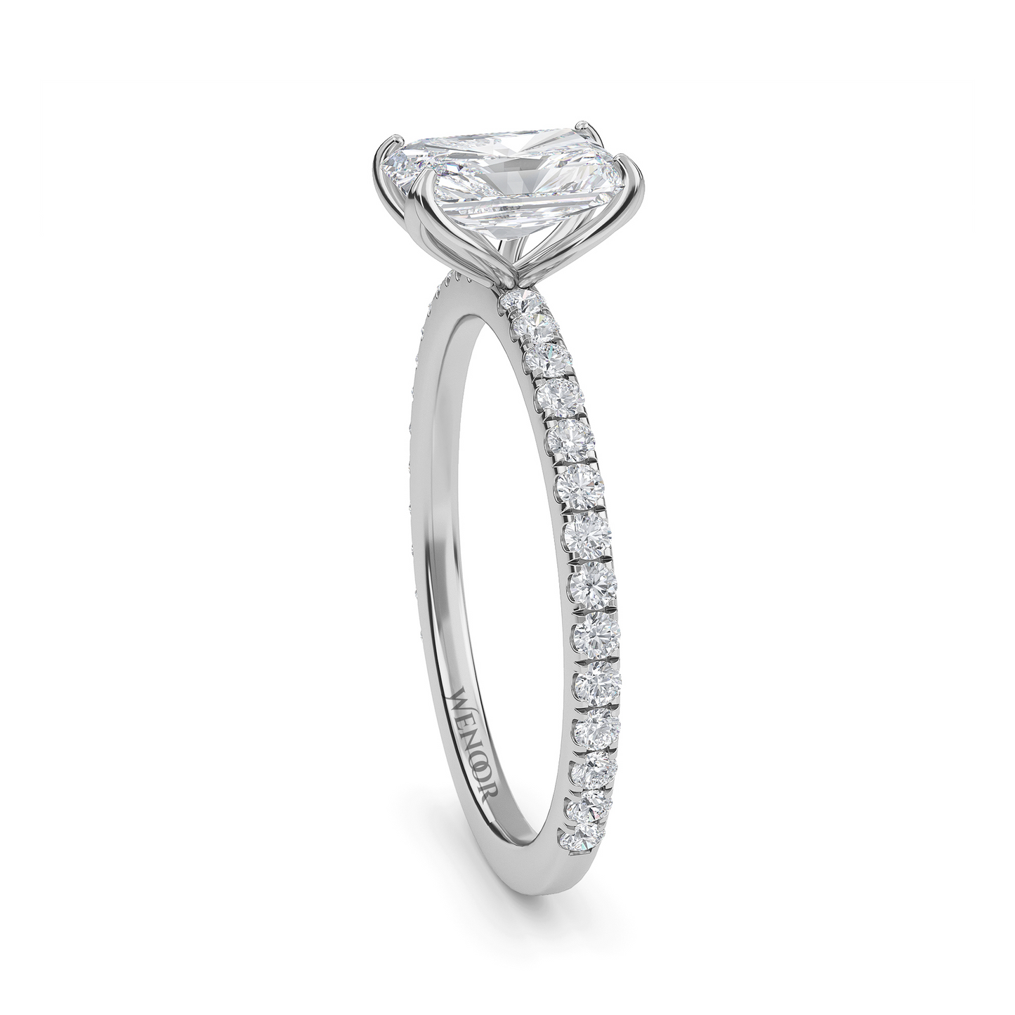 engagement rings radiant cut