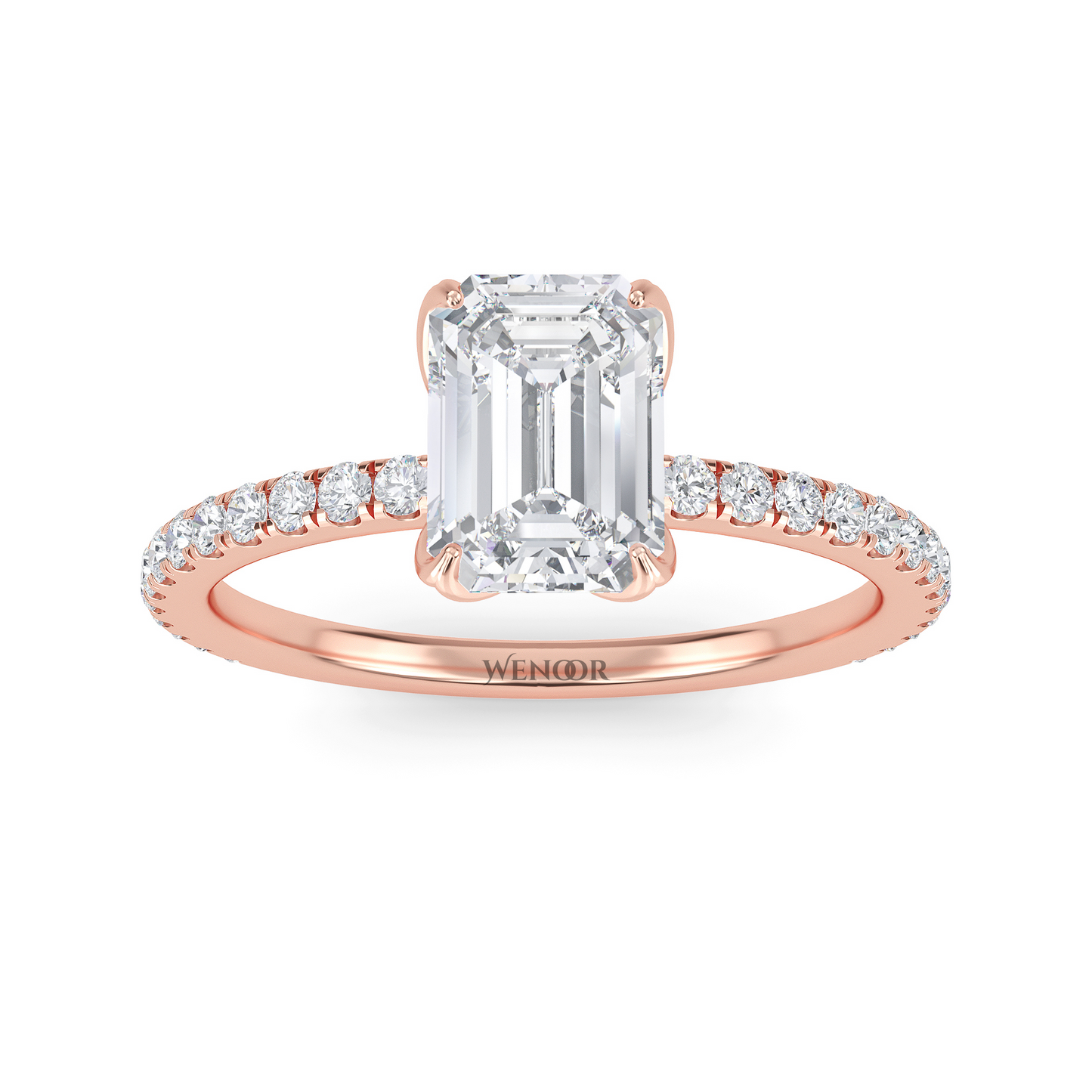 emerald cut diamond engagement rings