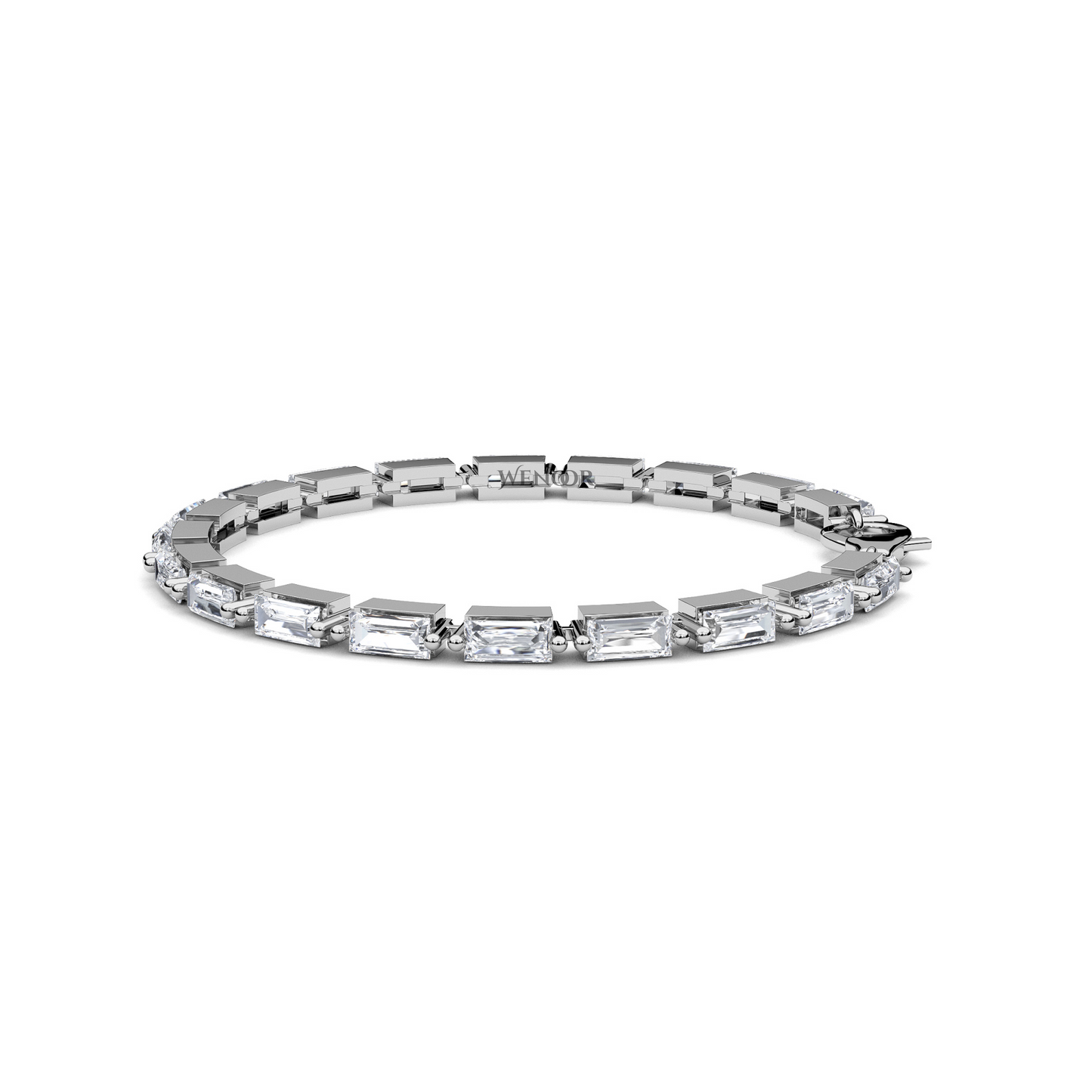 tennis bracelet baguette diamonds