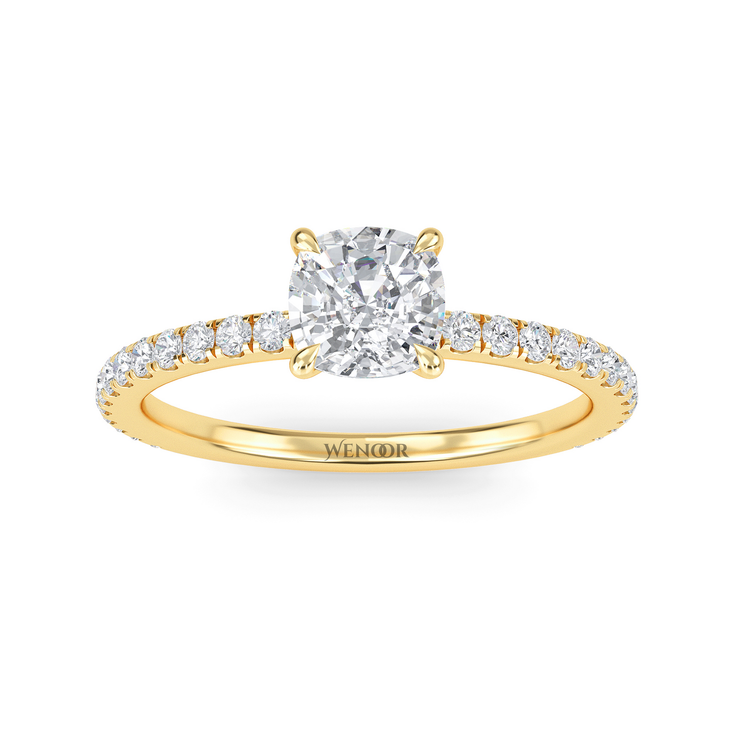 Vintage Cushion Cut Lab Grown Diamond Ring – Wenoor’s Ethical Luxury Collection