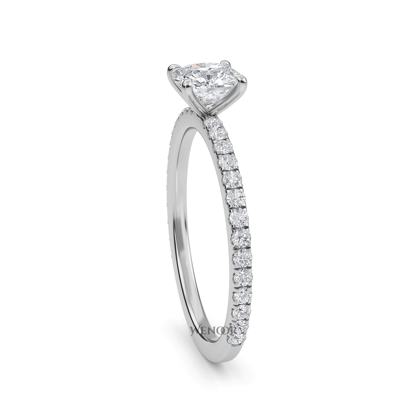 Vintage Cushion Cut Lab Grown Diamond Ring – Wenoor’s Ethical Luxury Collection