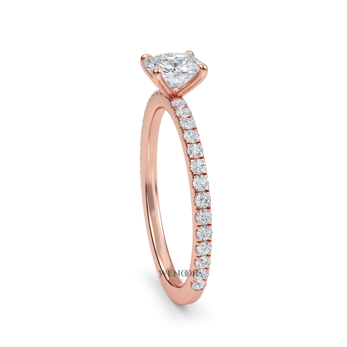 Vintage Cushion Cut Lab Grown Diamond Ring – Wenoor’s Ethical Luxury Collection