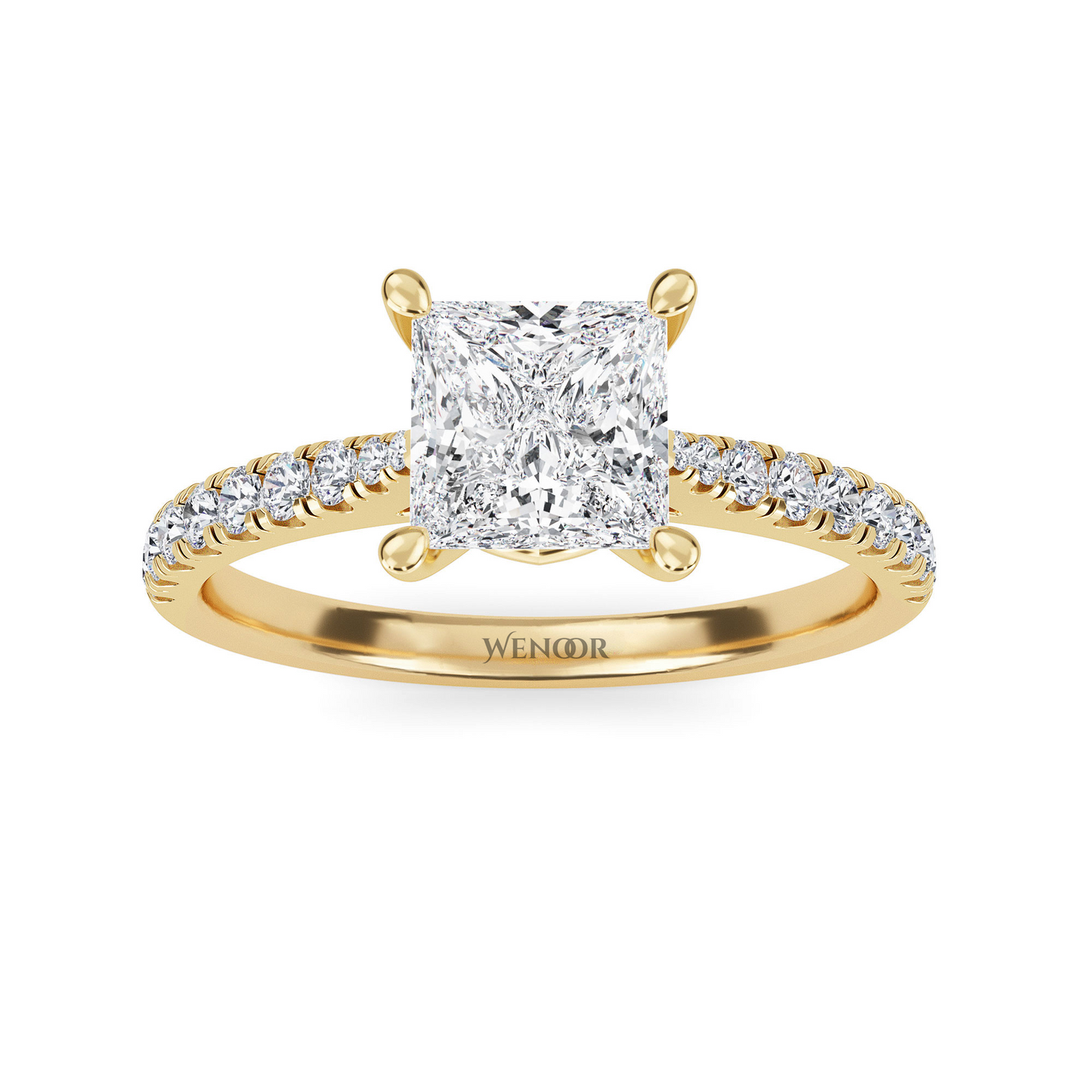 A princess cut diamond ring that’s as radiant and unique as your love story.