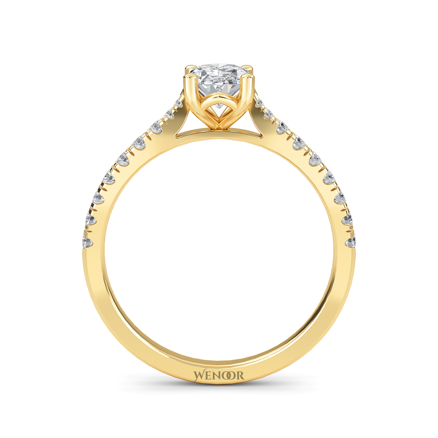 Elegant 2ct Oval Lab Diamond Ring Handcrafted Ethical Fine Jewelry for Engagements