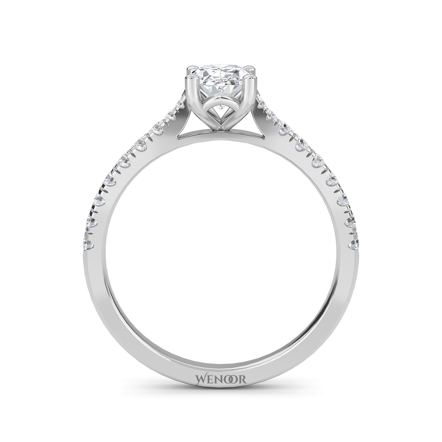 Elegant 2ct Oval Lab Diamond Ring Handcrafted Ethical Fine Jewelry for Engagements