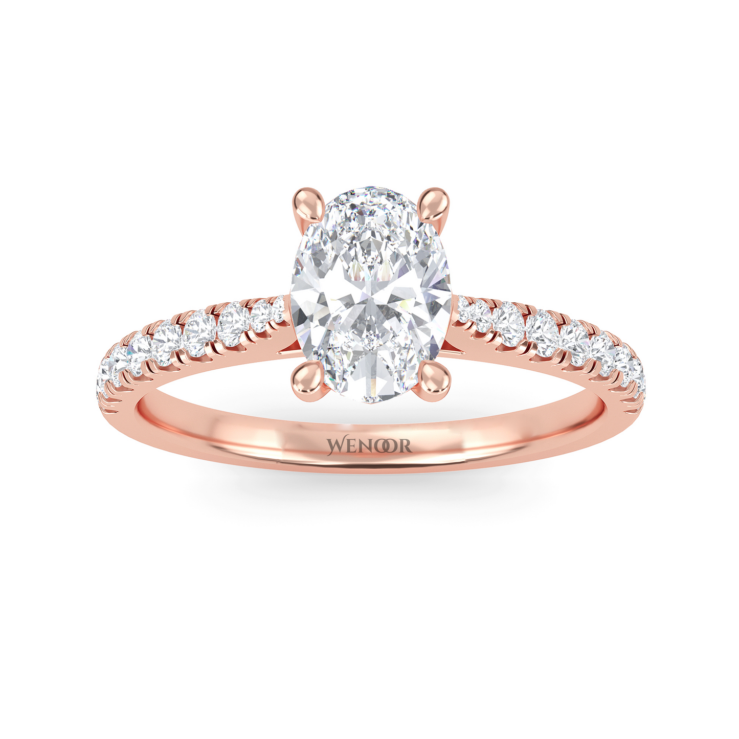 Elegant 2ct Oval Lab Diamond Ring Handcrafted Ethical Fine Jewelry for Engagements