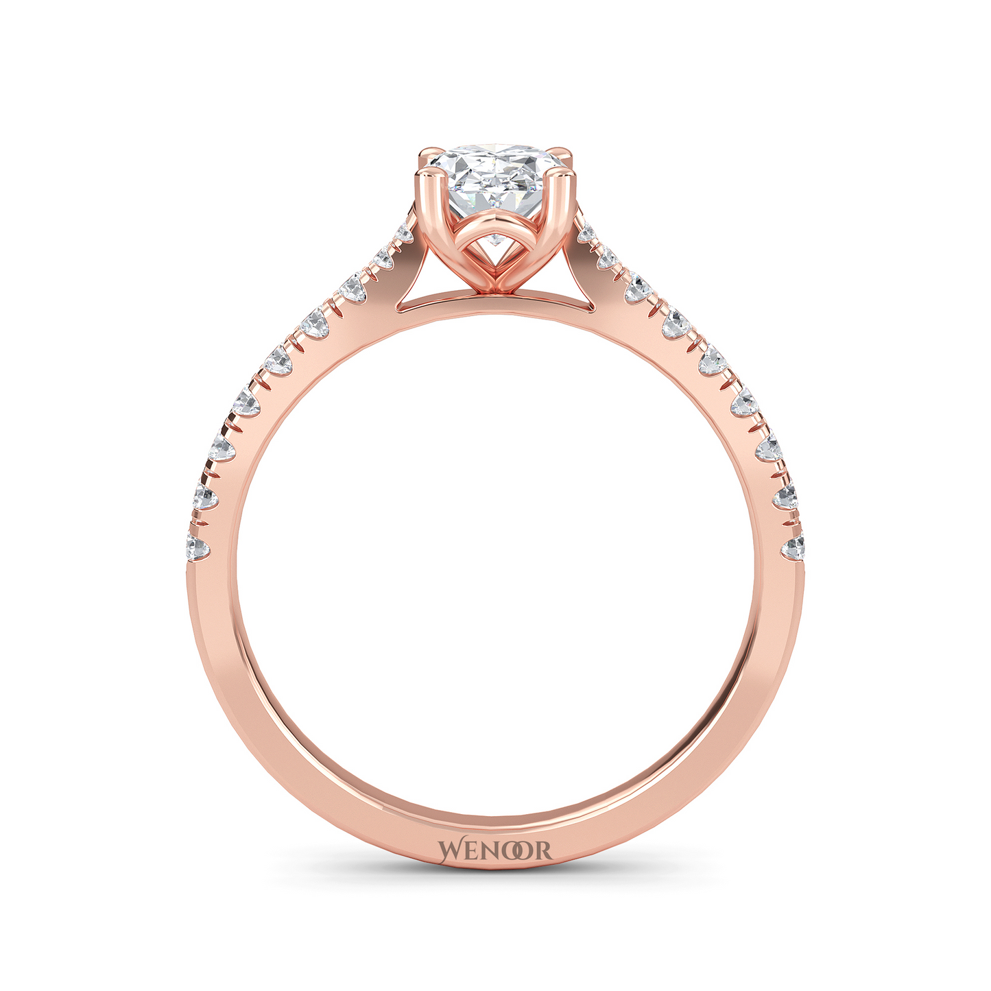 Elegant 2ct Oval Lab Diamond Ring Handcrafted Ethical Fine Jewelry for Engagements