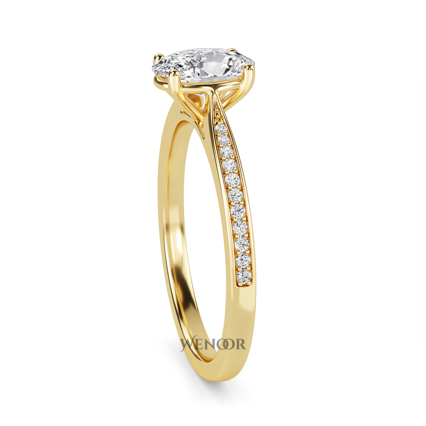 oval cut diamond engagement rings