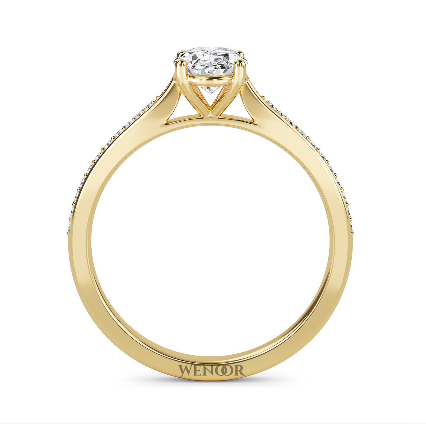 oval cut diamond ring
