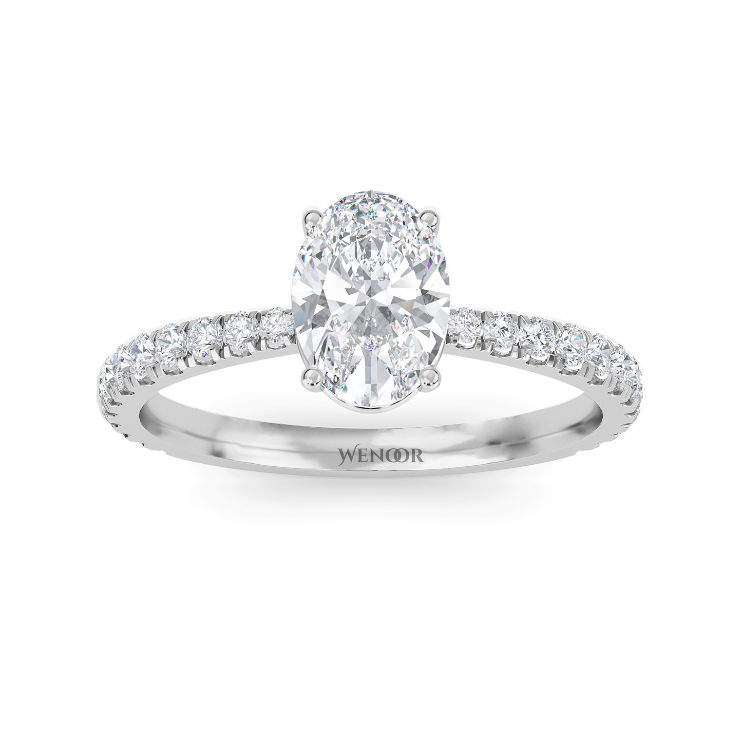 Oval Cut Lab Grown Diamond Engagement Ring Ethical 10k,14K,18k Gold Solitaire with Brilliant Lab Created Diamond