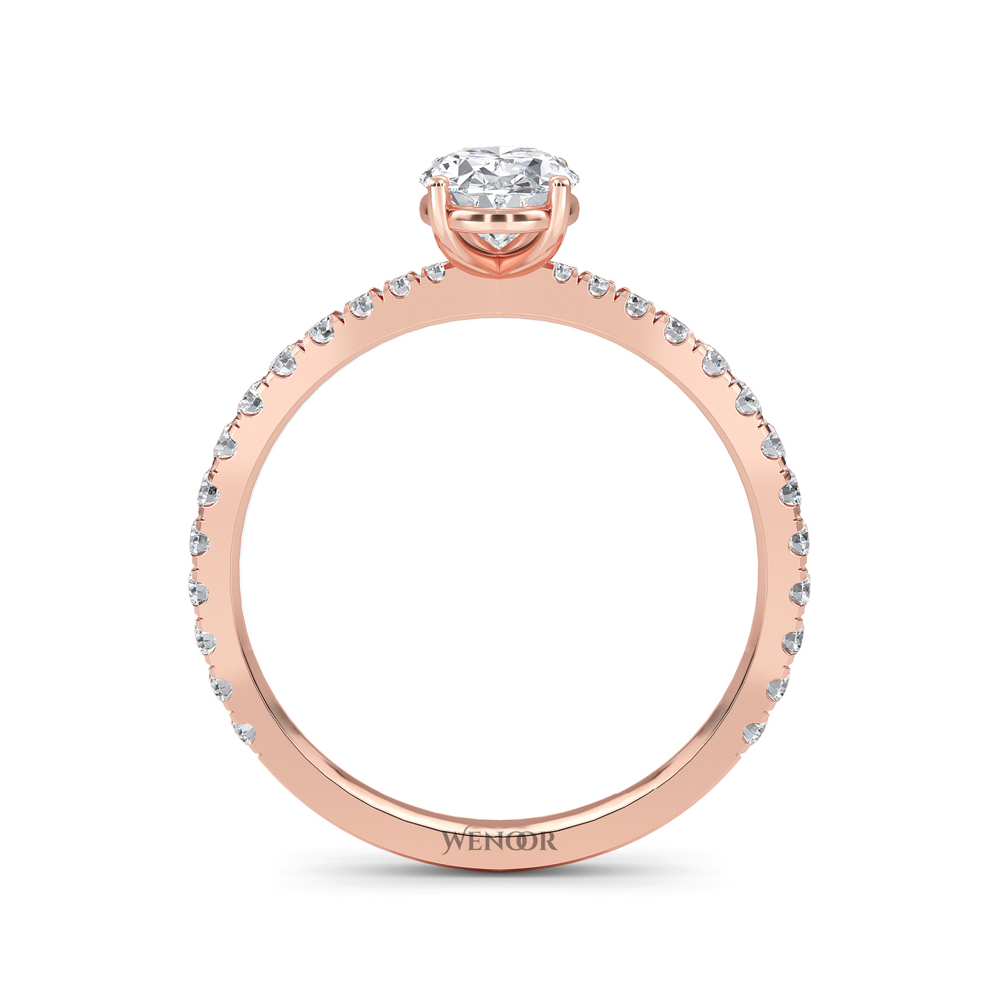 Oval Cut Lab Grown Diamond Engagement Ring Ethical 10k,14K,18k Gold Solitaire with Brilliant Lab Created Diamond