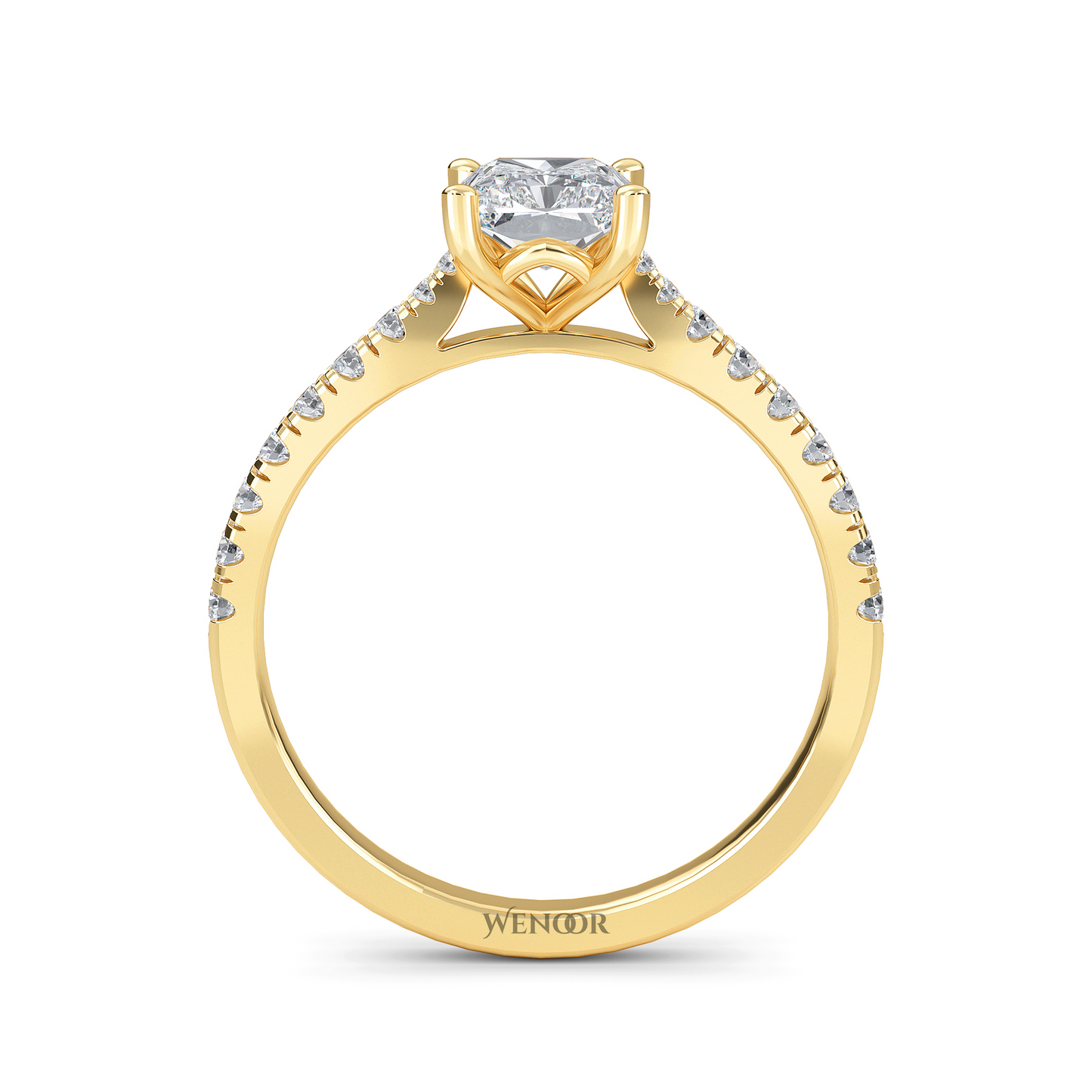 Sparkling Radiant Cut Lab Diamond Ring – Wedding & Engagement Jewelry