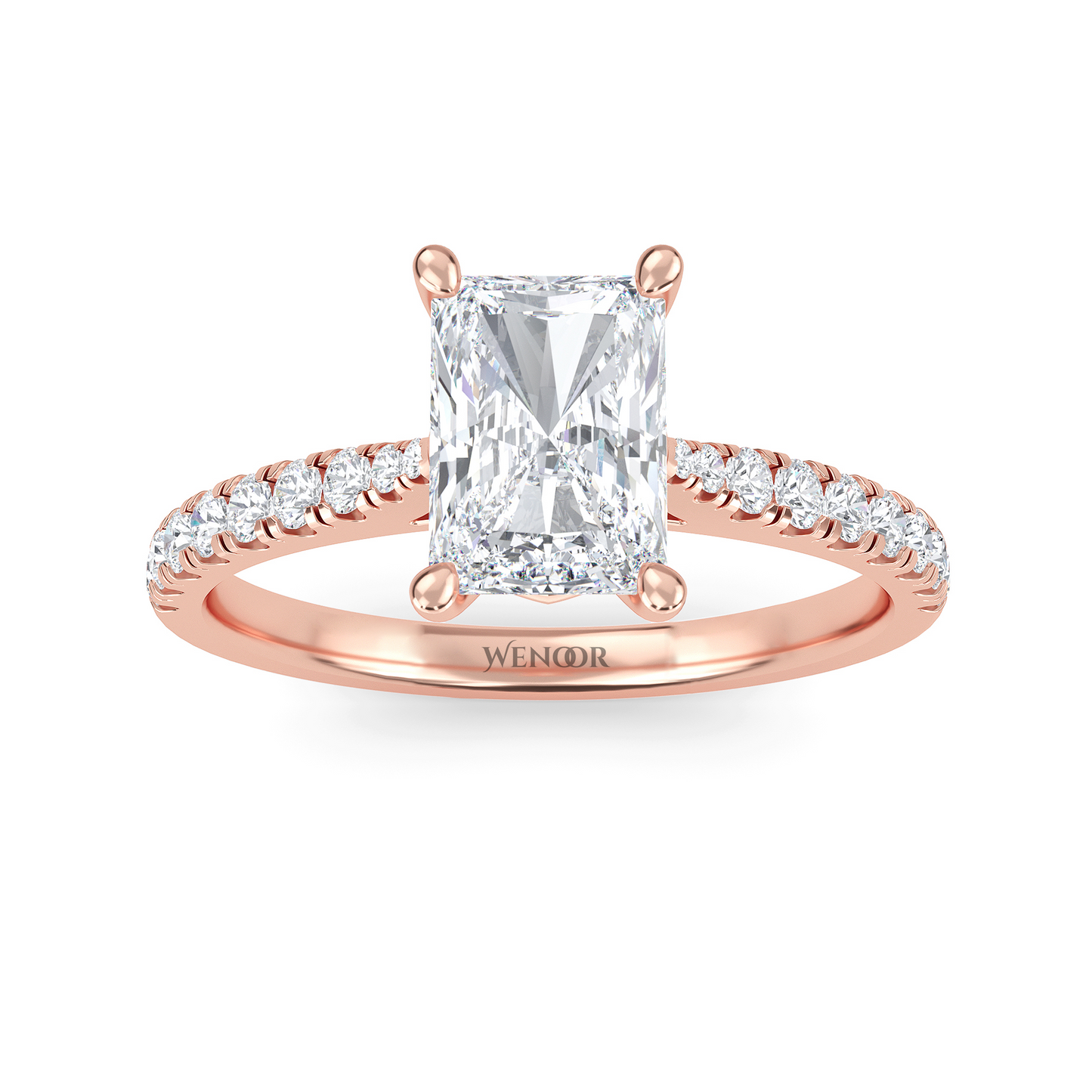 Sparkling Radiant Cut Lab Diamond Ring – Wedding & Engagement Jewelry
