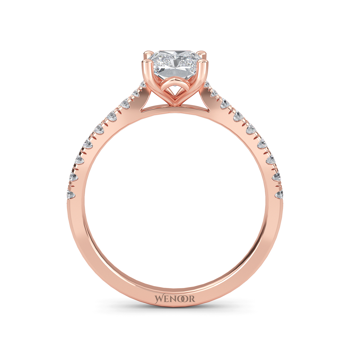 Sparkling Radiant Cut Lab Diamond Ring – Wedding & Engagement Jewelry