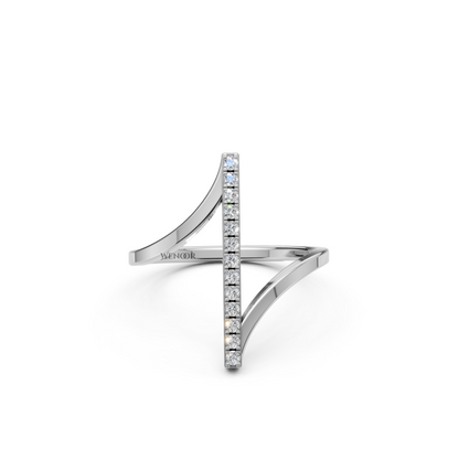 Selena Modern Bar Shape Lab Grown Diamond Ring