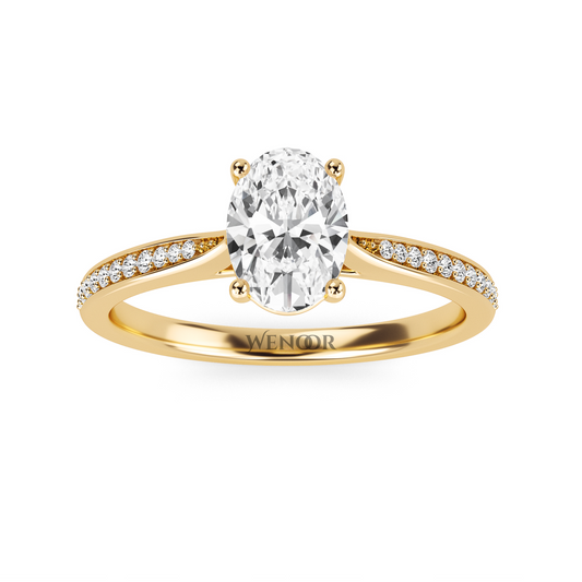 oval cut engagement rings​