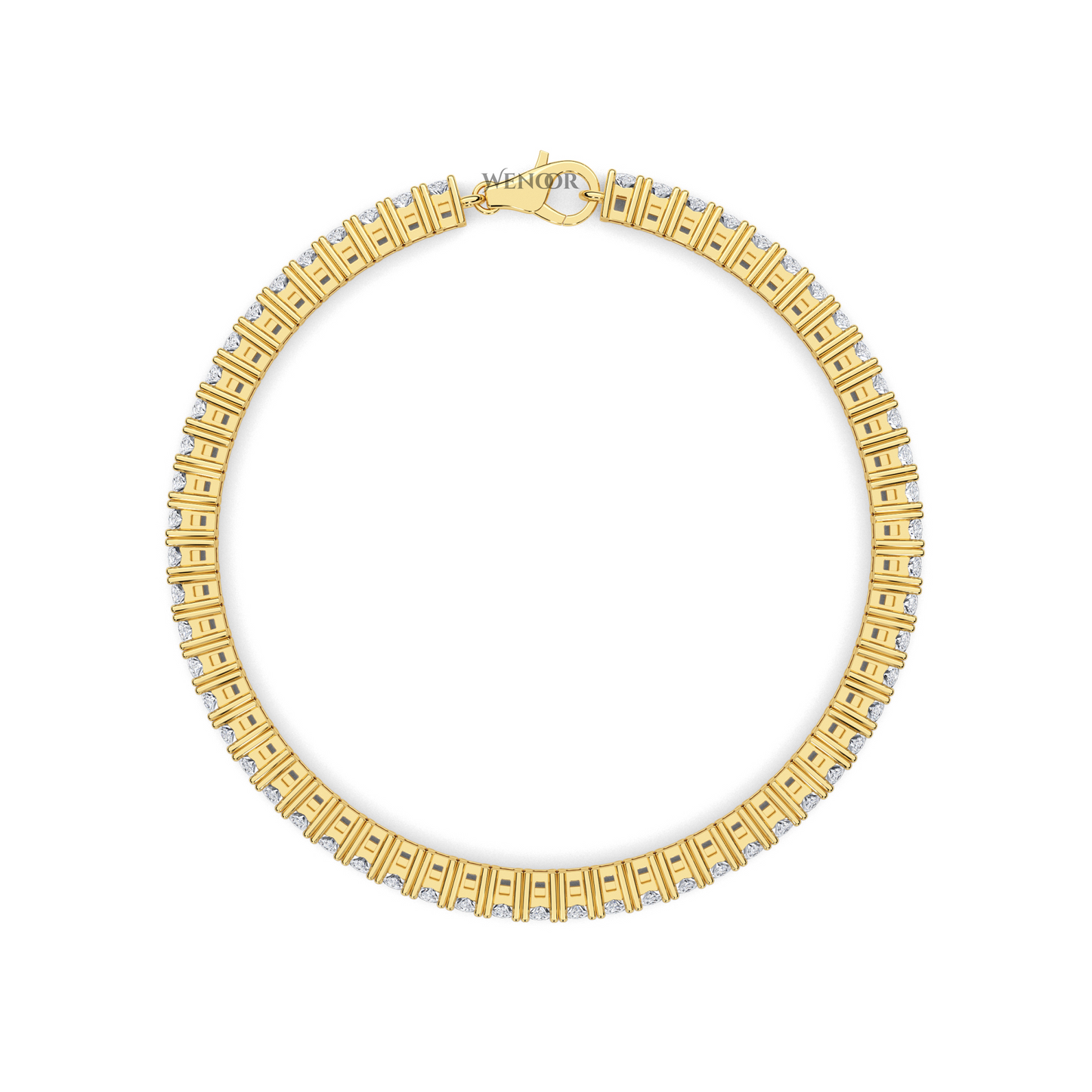 Luxury Marquise Diamond Tennis Bracelet Gift - Lab Grown, 18K Gold