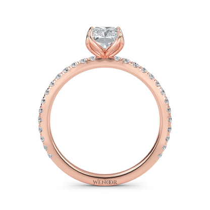 lab grown radiant cut diamond engagement rings