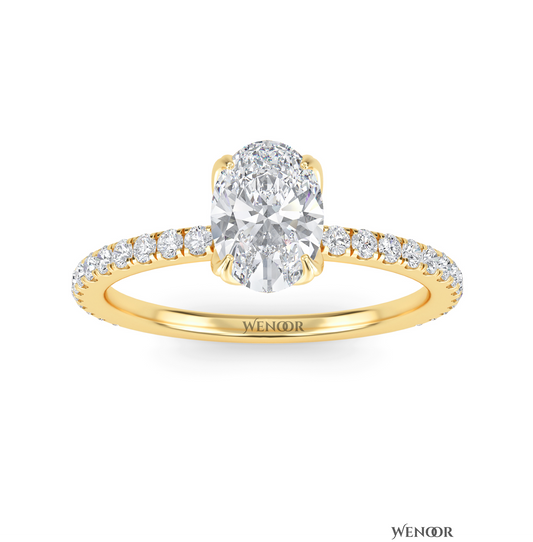 oval cut lab grown diamond ring​