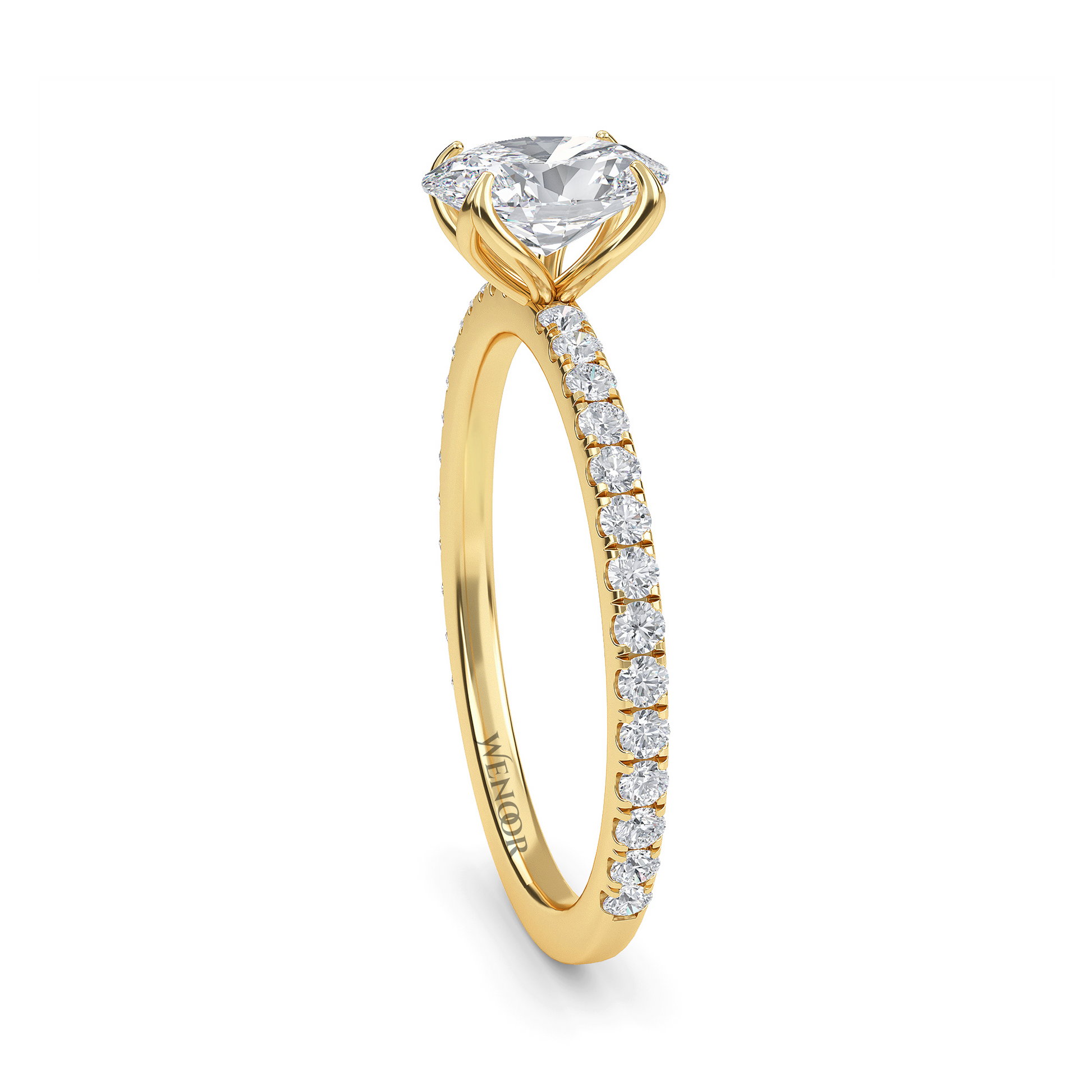 oval cut engagement rings lab grown​