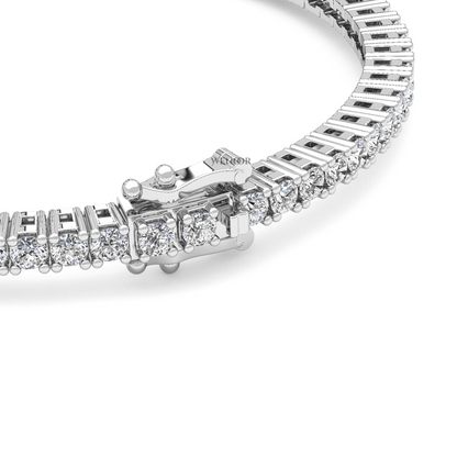 Nova Lab Grown Diamond Women Classic 4-Prong Tennis Bracelets