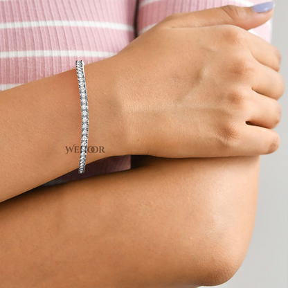 Nova Lab Grown Diamond Women Classic 4-Prong Tennis Bracelets