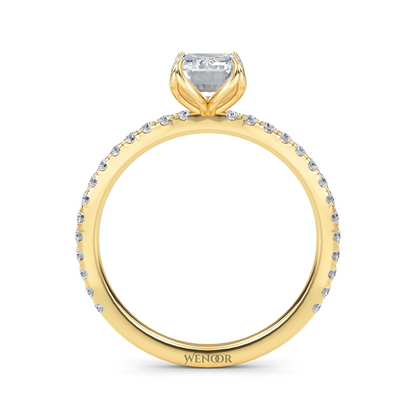 best emerald cut lab grown diamond rings