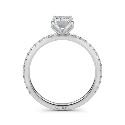 2 carat emerald cut diamond ring​