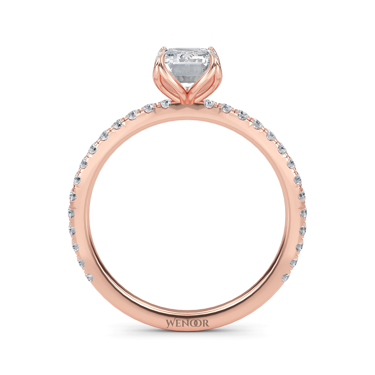 engagement rings emerald cut​