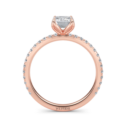 engagement rings emerald cut​