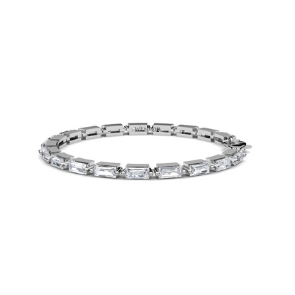 tennis bracelet baguette diamonds
