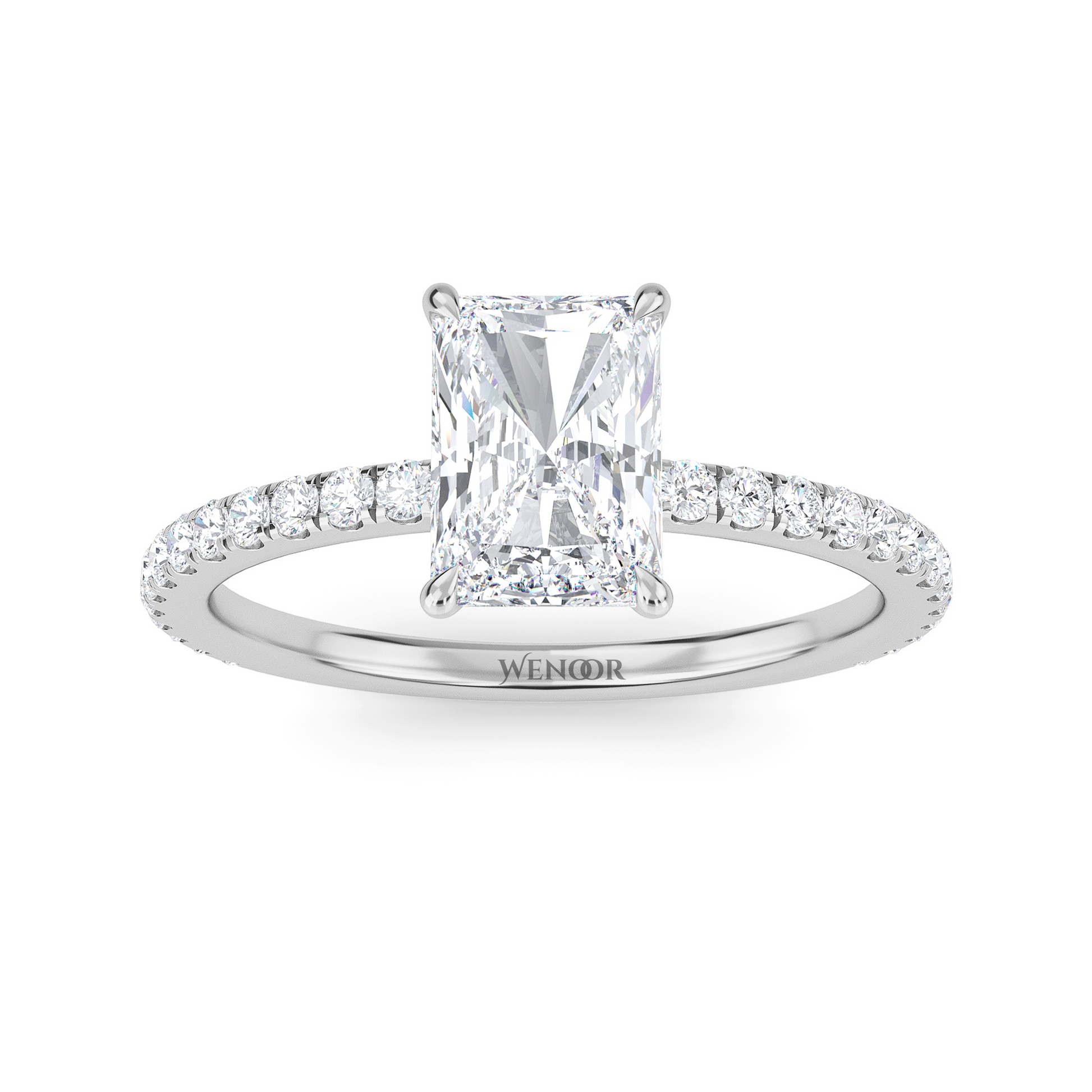 radiant cut lab grown diamond gold jewelry 