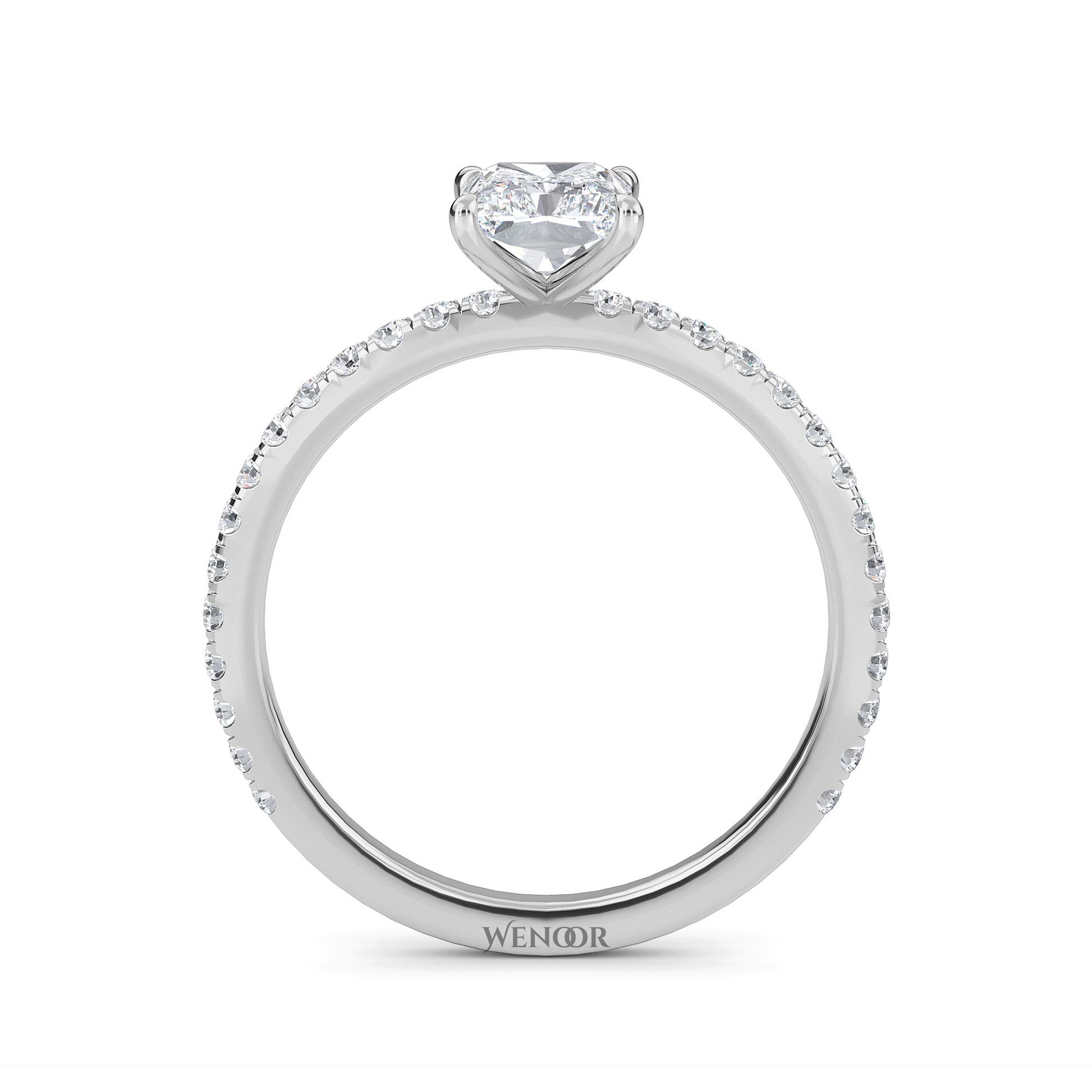 radiant cut lab grown diamond gold jewelry 