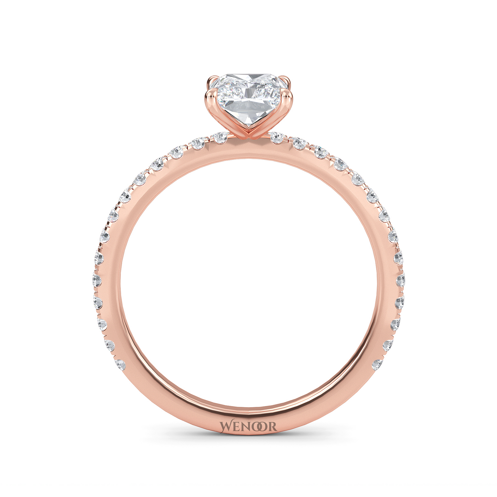radiant cut lab grown diamond gold jewelry 