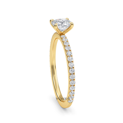 Vintage Cushion Cut Lab Grown Diamond Ring – Wenoor’s Ethical Luxury Collection
