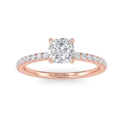 Vintage Cushion Cut Lab Grown Diamond Ring – Wenoor’s Ethical Luxury Collection