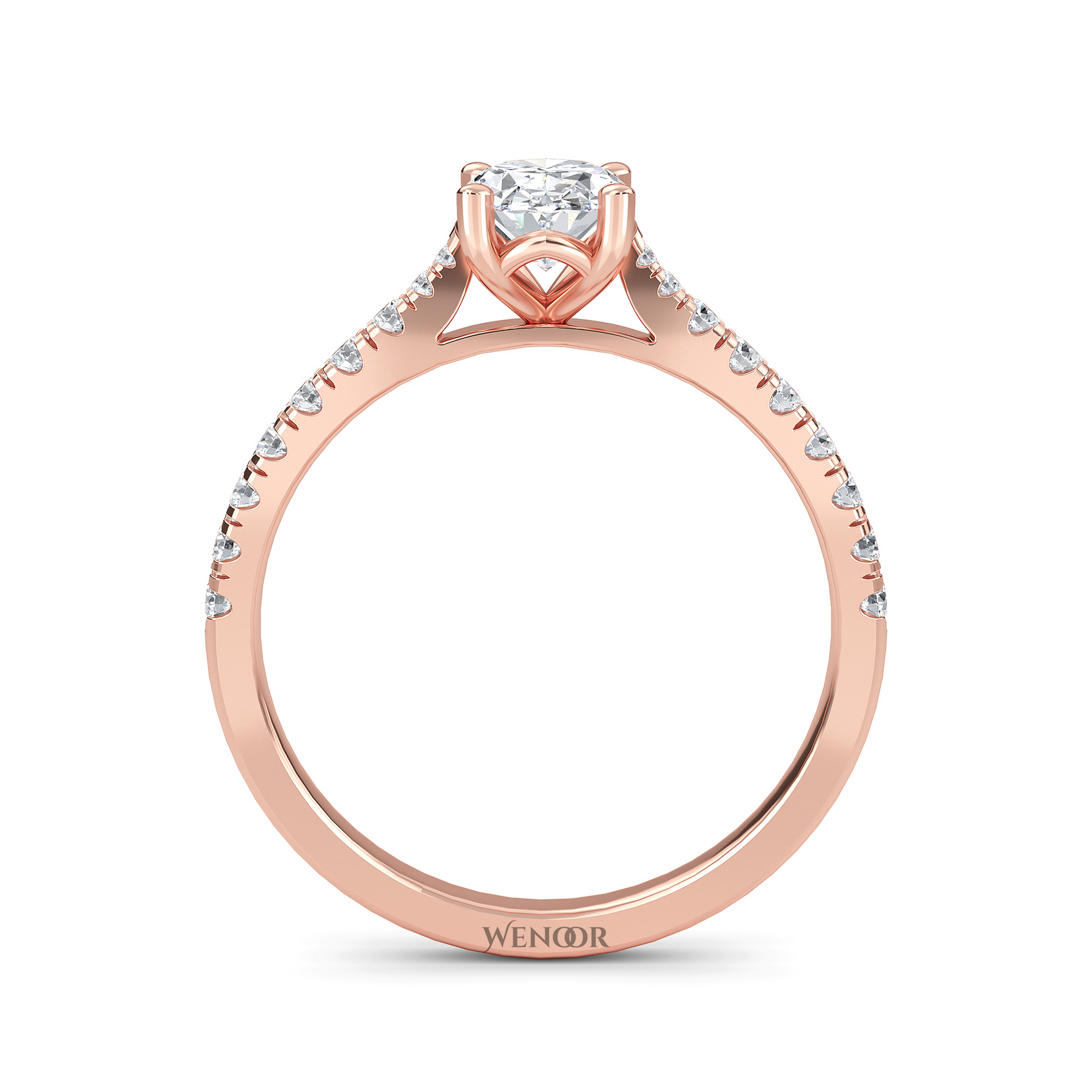 Elegant 2ct Oval Lab Diamond Ring Handcrafted Ethical Fine Jewelry for Engagements