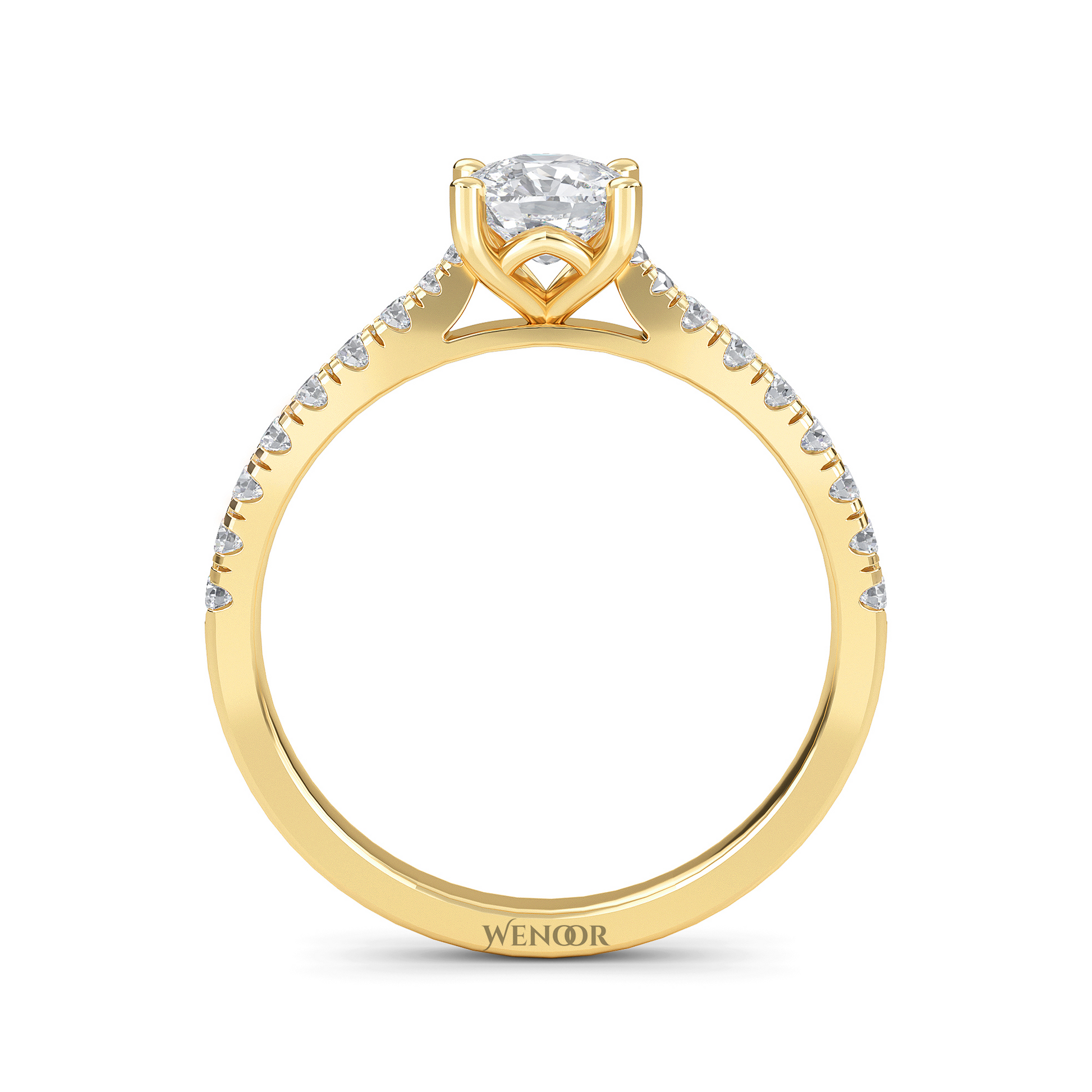 Affordable luxury 2ct cushion cut lab grown diamond ring for women