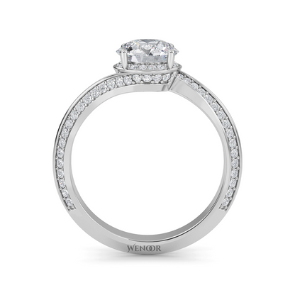 Alicia Round Cut Lab Grown Diamond Accent women's Wedding Ring