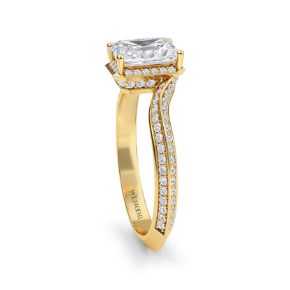 Art Deco engagement ring