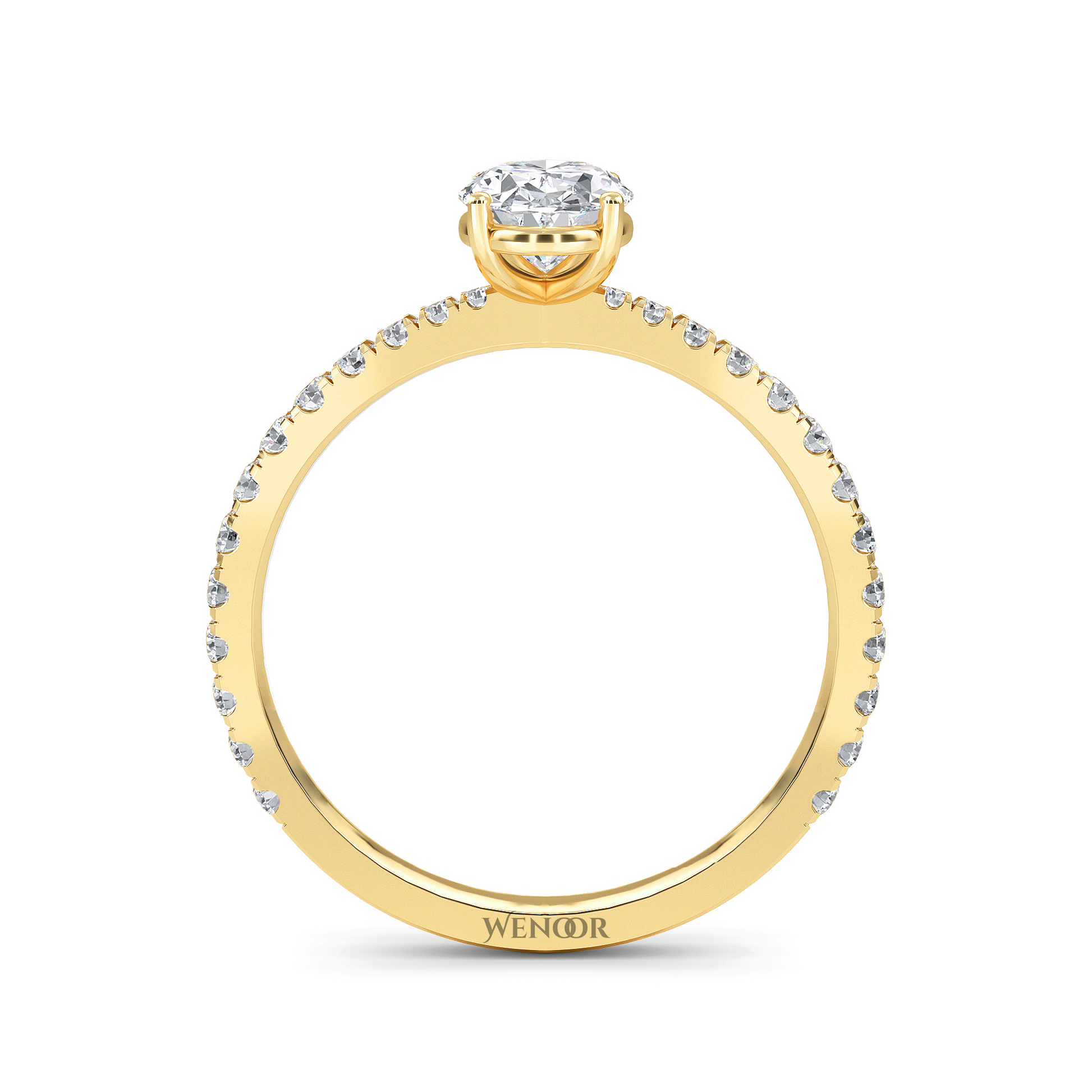 Oval Cut Lab Grown Diamond Engagement Ring Ethical 10k,14K,18k Gold Solitaire with Brilliant Lab Created Diamond