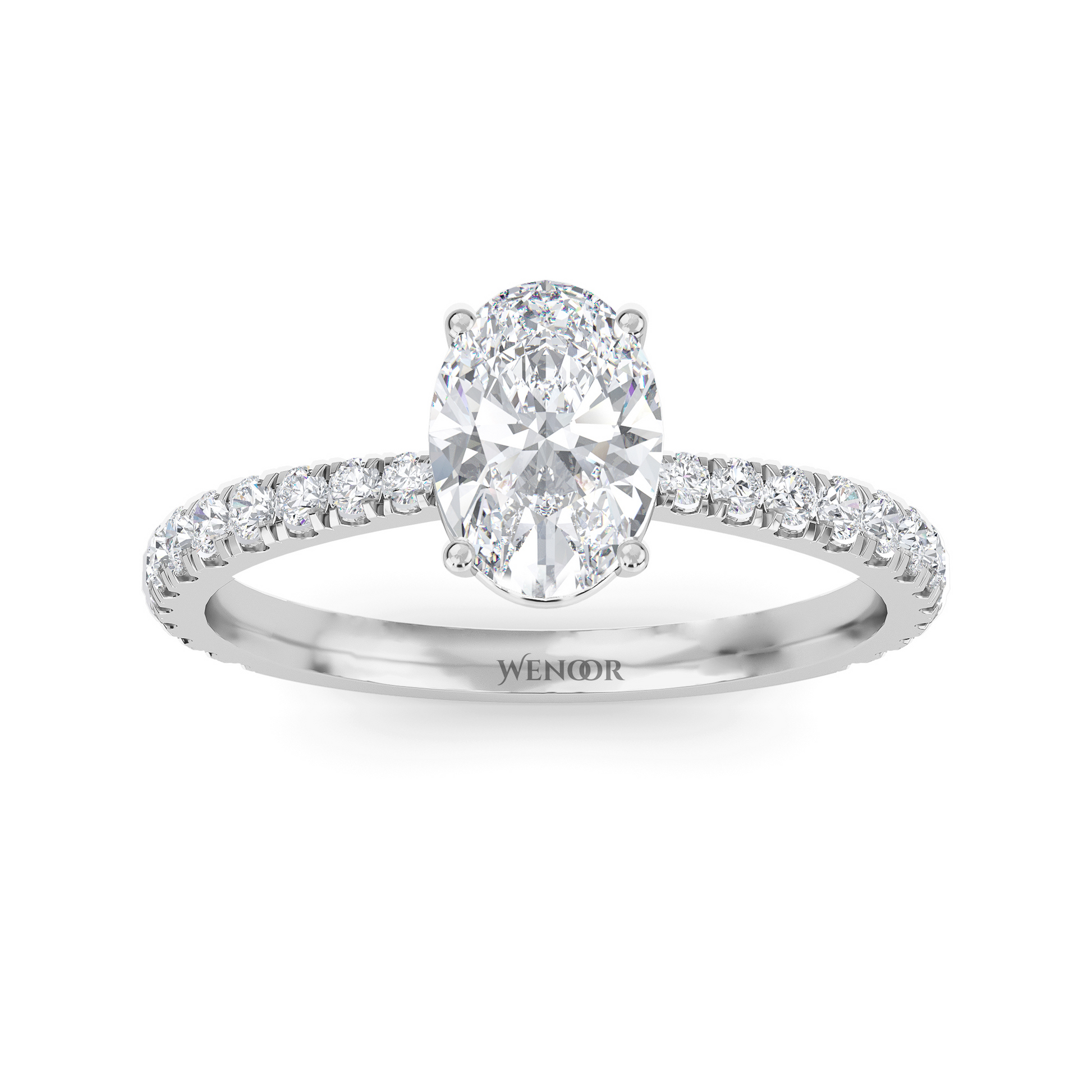 Oval Cut Lab Grown Diamond Engagement Ring Ethical 10k,14K,18k Gold Solitaire with Brilliant Lab Created Diamond