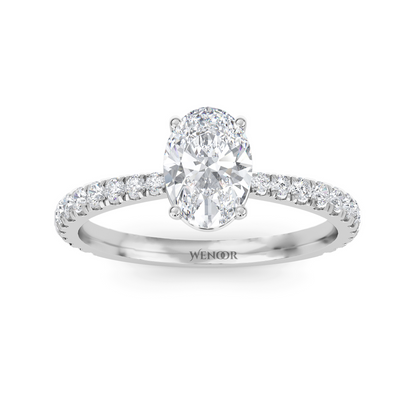 Oval Cut Lab Grown Diamond Engagement Ring Ethical 10k,14K,18k Gold Solitaire with Brilliant Lab Created Diamond