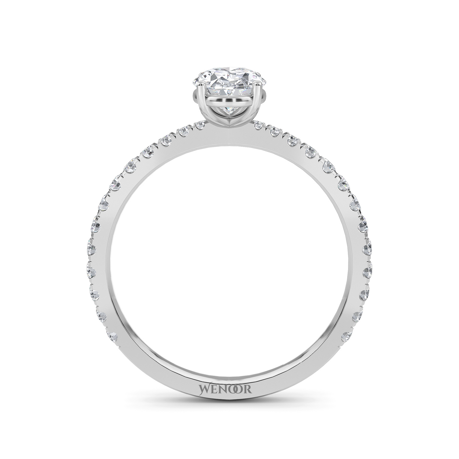 Oval Cut Lab Grown Diamond Engagement Ring Ethical 10k,14K,18k Gold Solitaire with Brilliant Lab Created Diamond