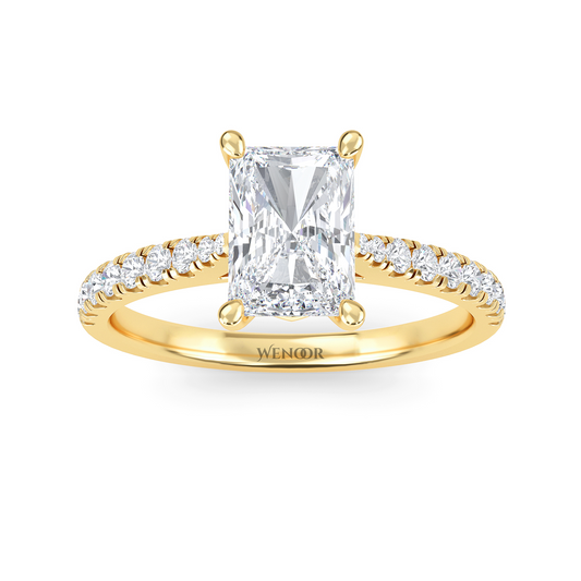Sparkling Radiant Cut Lab Diamond Ring – Wedding & Engagement Jewelry
