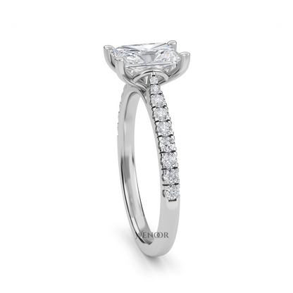 Sparkling Radiant Cut Lab Diamond Ring – Wedding & Engagement Jewelry
