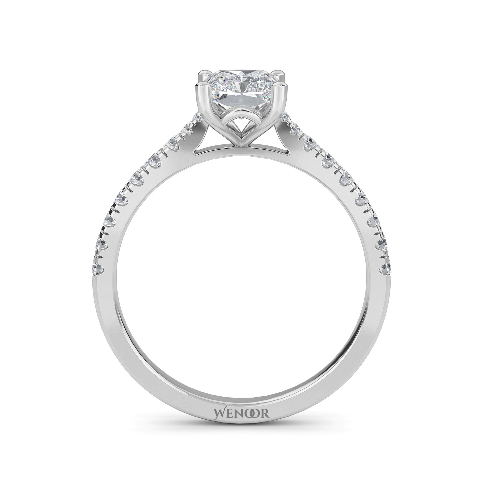 Sparkling Radiant Cut Lab Diamond Ring – Wedding & Engagement Jewelry