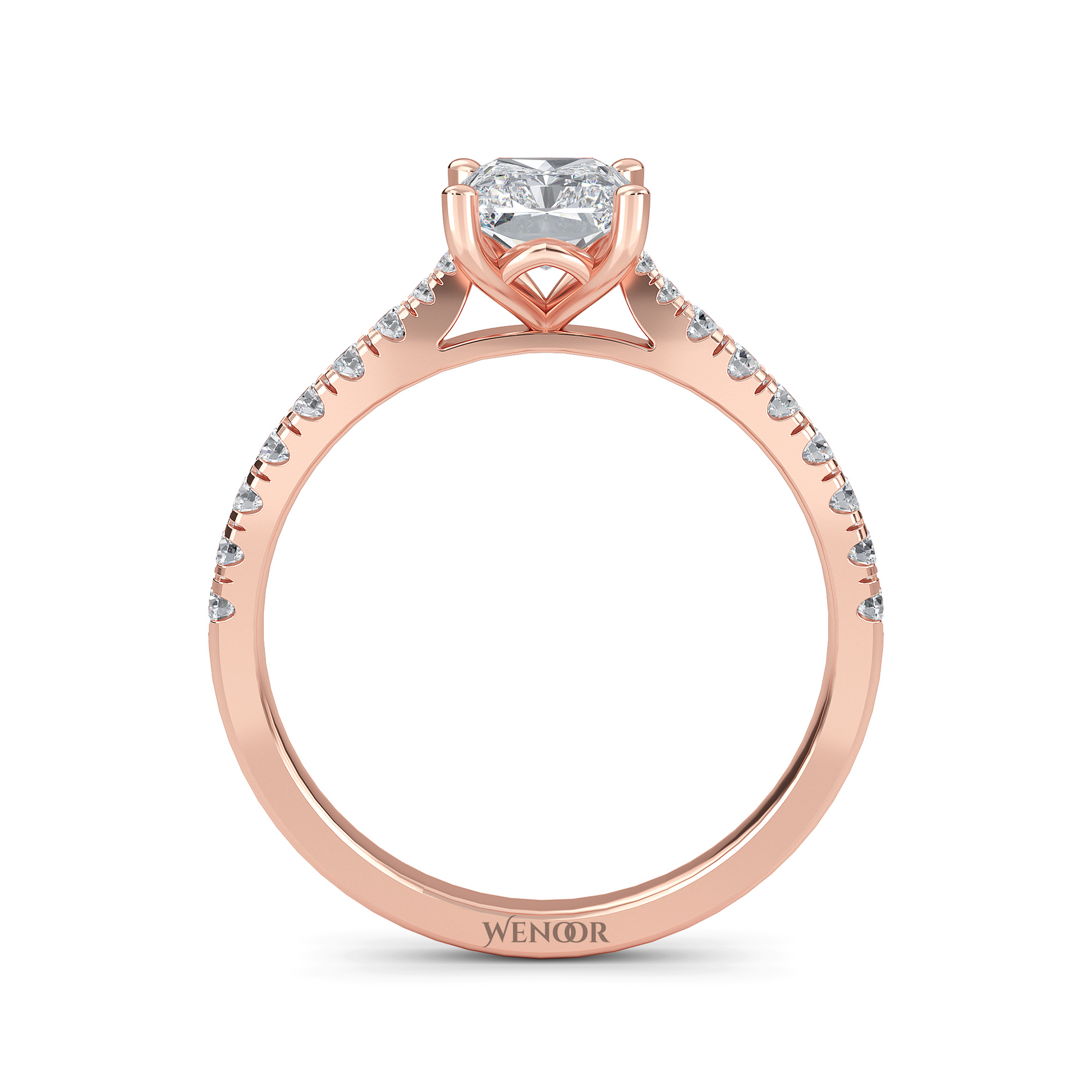 Sparkling Radiant Cut Lab Diamond Ring – Wedding & Engagement Jewelry