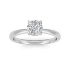 Cushion cut diamond Engagement Ring Unique Vintage 2 Carat Lab Grown Diamond Engagement Ring 14K Solid Gold IGI Certified Diamond Ring