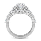 Oval Lab Grown Diamond Ring | Twist Setting CVD Oval Cut Engagement Ring | Luxury Anniversary Ring for Women